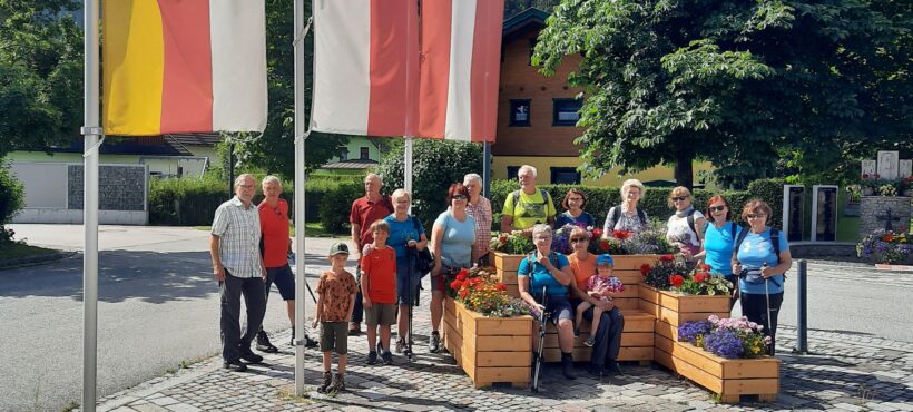 Wanderung vom Gemeindeamt Gnesau zur Danielhütte nächst KNITTEL-BERG