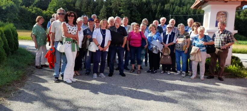 Die Mitglieder der Ortsgruppe St.Paul i.Lav. waren auf großer Fahrt.